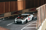 1:64 Nissan R35 GTR LB-WORKS Type 2 -- White/Black -- Tarmac Works