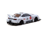1:64 Nissan Silvia (S15) LB-Super Silhouette -- #23 White 2025 Drift -- Tarmac Works