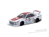 (Pre-Order) 1:64 Nissan R32 Skyline GTR LBWK Kaido Works -- #23 White/Red -- Tarmac Works