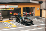 (Pre-Order) 1:64 Nissan R32 Skyline GTR LBWK Kaido Works -- #23 Black -- Tarmac Works