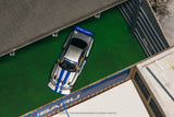 (Pre-Order) 1:64 Nissan Skyline LB-ER34 Super Silhouette -- "MGMINI" Silver/Blue -- Tarmac Works