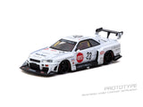 (Pre-Order) 1:64 Nissan Skyline LB-ER34 Super Silhouette -- #23 White -- Tarmac Works