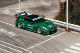 (Pre-Order) 1:64 Nissan 35GT-RR LB-Silhouette WORKS -- Emerald Green -- Tarmac Works
