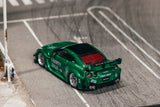 (Pre-Order) 1:64 Nissan 35GT-RR LB-Silhouette WORKS -- Emerald Green -- Tarmac Works