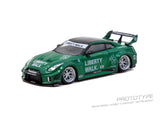 (Pre-Order) 1:64 Nissan 35GT-RR LB-Silhouette WORKS -- Emerald Green -- Tarmac Works