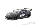 (Pre-Order) 1:64 Toyota Supra (A90) LB-Works -- LBWK Black -- Tarmac Works x CM-Model