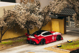 (Pre-Order) 1:64 Toyota Supra (A90) LB-Works -- Red/White -- Tarmac Works x CM-Model