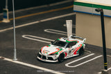 (Pre-Order) 1:64 Toyota Supra (A90) LB-Works -- #36 White Rally Tribute -- Tarmac Works x CM-Model