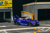 (Pre-Order) 1:64 RWB 993 (Porsche 911) -- Blue Army Girl -- Tarmac Works