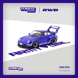(Pre-Order) 1:64 RWB 993 (Porsche 911) -- Blue Army Girl -- Tarmac Works