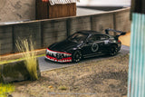 1:64 Porsche 911 (997) Old & New -- Matte Black w/Teeth -- Tarmac Works
