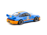 1:64 Porsche 911 (993) by Gunther Werks -- #25 Gulf Blue/Orange -- Tarmac Works