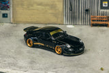 1:64 RWB 997 w/Wrench Keychain -- Black -- Tarmac Works x OSK Tools