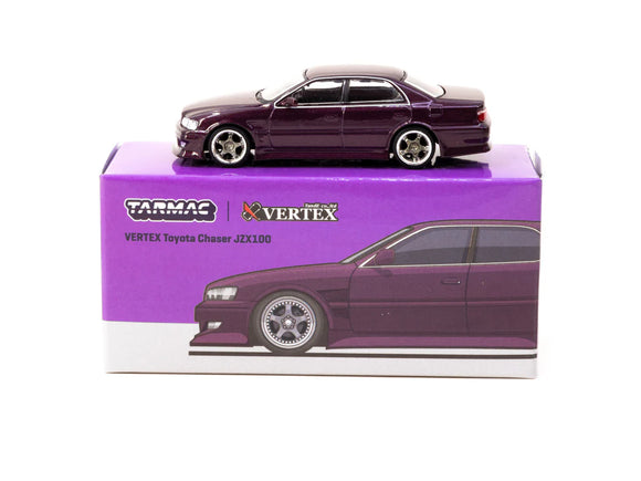 1:64 Toyota Chaser JZX100 Vertex -- Purple Metallic -- Tarmac Works