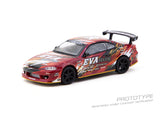 (Pre-Order) 1:64 Nissan S15 Silvia -- EVA RT Production Model-02 Red -- Tarmac Works