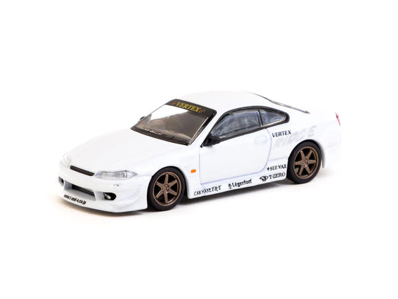 1:64 Nissan Silvia S15 VERTEX -- White Metallic -- Tarmac Works
