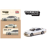 1:64 Toyota Mark II JZX100 Vertex -- White Metallic -- Tarmac Works