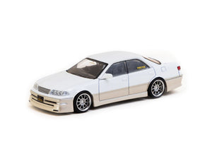 1:64 Toyota Mark II JZX100 Vertex -- White Metallic -- Tarmac Works