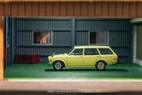 (Pre-Order) 1:64 Datsun Bluebird 510 Wagon -- Yellow -- Tarmac Works