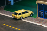 (Pre-Order) 1:64 Datsun Bluebird 510 Wagon -- Yellow -- Tarmac Works