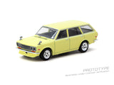 (Pre-Order) 1:64 Datsun Bluebird 510 Wagon -- Yellow -- Tarmac Works