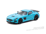 (Pre-Order) 1:64 Mercedes-Benz SLS AMG Coupé Black Series -- Matte Blue -- Tarmac Works
