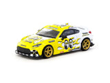 1:64 Toyota GR86 -- MOONEYES Yellow/White Flames -- Tarmac Works