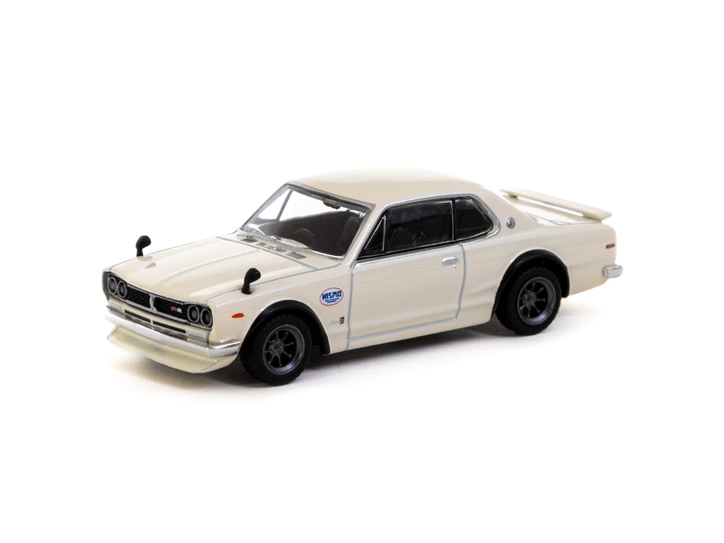 1:64 Nissan Skyline 2000 GT-R (KPGC10) -- Ivory White -- Tarmac Works