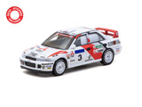 1:64 1994 Hong Kong Beijing Rally -- #3 Mitsubishi Lancer Evolution II -- Tarmac Works