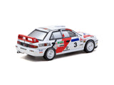 1:64 1994 Hong Kong Beijing Rally -- #3 Mitsubishi Lancer Evolution II -- Tarmac Works