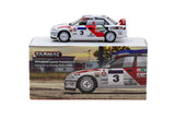1:64 1994 Hong Kong Beijing Rally -- #3 Mitsubishi Lancer Evolution II -- Tarmac Works