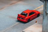 (Pre-Order) 1:64 Mitsubishi Lancer GSR Evolution III -- Red -- Tarmac Works