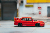 (Pre-Order) 1:64 Mitsubishi Lancer GSR Evolution III -- Red -- Tarmac Works
