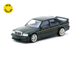 1:64 Mercedes-Benz 190 E 2.5-16 EVO 1 -- TOYO TIRES Dark Green -- Tarmac Works