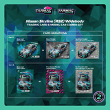 (Pre-Order) 1:64 Nissan Skyline (R32) Widebody -- HKS -- Tarmac Works x Tarmac Cards