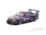 (Pre-Order) 1:64 Nissan Skyline (R32) Widebody -- Midnight Purple -- Tarmac Works