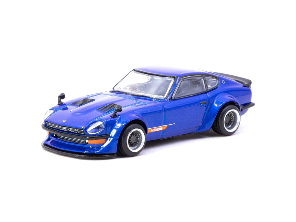 1:64 Nissan Fairlady Z S30 Widebody - Jon Sibal -- Blue -- Tarmac Work