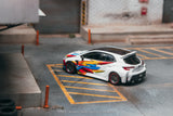(Pre-Order) 1:64 Toyota GR Corolla Widebody (Designed by Jon Sibal) -- White -- Tarmac Works