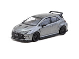 1:64 Toyota GR Corolla -- Grey w/Metal Oil Tin Packaging -- Tarmac Works