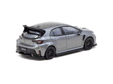 1:64 Toyota GR Corolla -- Grey w/Metal Oil Tin Packaging -- Tarmac Works