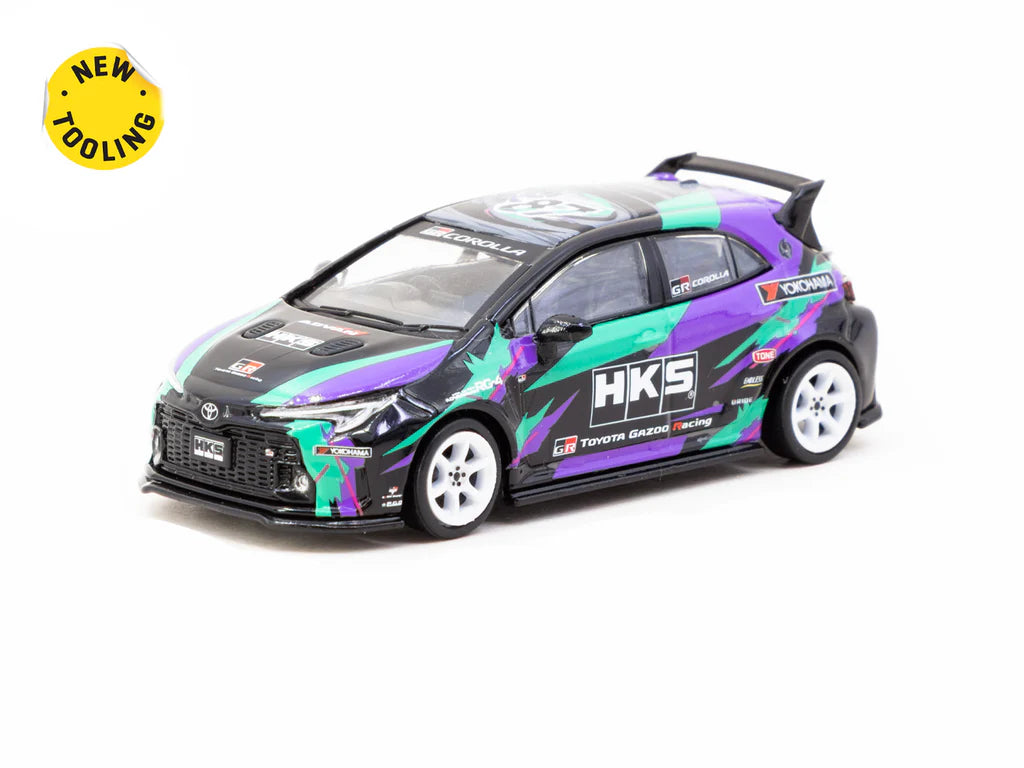 ミニカー HKS GR Corolla 1/64 Tarmac Works 1/64 Tarmac Works HKS Toyota GR Corolla Diecast Car Model