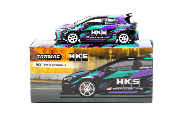 ミニカー HKS GR Corolla 1/64 Tarmac Works 1/64 Tarmac Works HKS Toyota GR Corolla Diecast Car Model