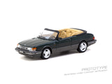 (Pre-Order) 1:64 Saab 900 Turbo Convertible -- Green -- Tarmac Works