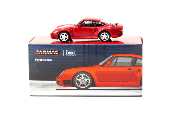 1:64 Porsche 959 -- Red -- Tarmac Works x IXO Models