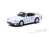 (Pre-Order) 1:64 Porsche 959 -- White -- Tarmac Works x IXO