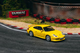 (Pre-Order) 1:64 Porsche 911 (996) GT3 -- Yellow -- Tarmac Works x IXO