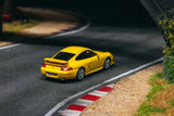 (Pre-Order) 1:64 Porsche 911 (996) GT3 -- Yellow -- Tarmac Works x IXO