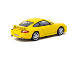 1:64 Porsche 911 (996) GT3 -- Yellow -- Tarmac Works x IXO