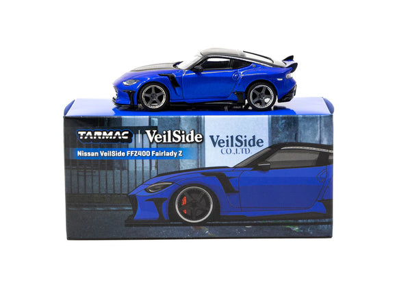 1:64 Nissan Fairlady Z VeilSide FFZ400 -- Blue -- Tarmac Works