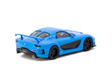 1:64 Mazda RX7 VeilSide Fortune7 -- Light Blue/Black -- Tarmac Works